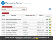 Tablet Screenshot of magazzino.farmaciasapori.it